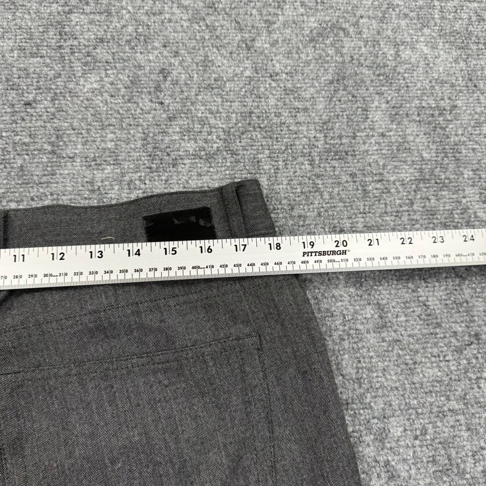 ALBERTO Men‎ Herringbone Comfort Fit Trousers Pants Size 36 Charcoal Gray - Picture 11 of 12